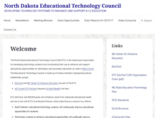 Tablet Screenshot of ndetc.k12.nd.us