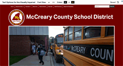 Desktop Screenshot of mccreary.k12.ky.us