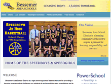 Tablet Screenshot of bessemer.k12.mi.us