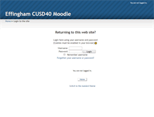 Tablet Screenshot of moodle.effingham.k12.il.us