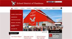 Desktop Screenshot of flambeau.k12.wi.us