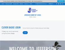 Tablet Screenshot of jeffersonsurfers.k12.hi.us