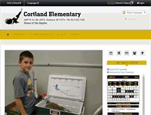 Tablet Screenshot of cortland.scsc.k12.in.us