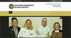 Desktop Screenshot of hayward.k12.wi.us