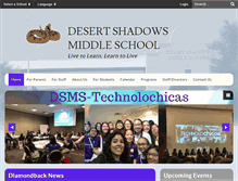 Tablet Screenshot of dsms.nusd.k12.az.us