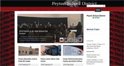 Desktop Screenshot of peyton.k12.co.us