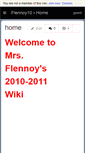 Mobile Screenshot of flennoy10.wikis.birmingham.k12.mi.us