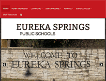 Tablet Screenshot of eurekaspringsschools.k12.ar.us