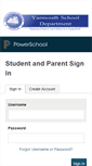 Mobile Screenshot of powerschool.yarmouth.k12.me.us
