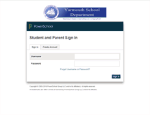 Tablet Screenshot of powerschool.yarmouth.k12.me.us