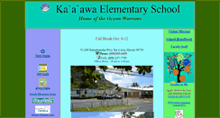 Desktop Screenshot of kaaawa.k12.hi.us