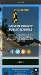 Mobile Screenshot of calvertnet.k12.md.us