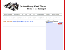 Tablet Screenshot of bulldogs.k12.ar.us
