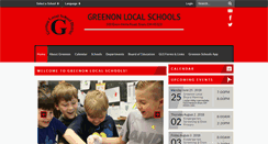 Desktop Screenshot of greenon.k12.oh.us