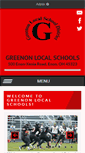 Mobile Screenshot of greenon.k12.oh.us