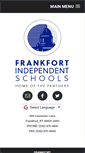 Mobile Screenshot of frankfort.k12.ky.us
