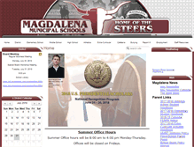 Tablet Screenshot of magdalena.k12.nm.us