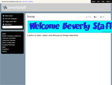 Tablet Screenshot of beverlystaff.wikis.birmingham.k12.mi.us