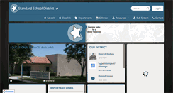 Desktop Screenshot of district.standard.k12.ca.us