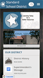 Mobile Screenshot of district.standard.k12.ca.us