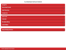 Tablet Screenshot of cumberland.k12.wi.us
