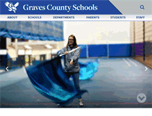 Tablet Screenshot of graves.k12.ky.us
