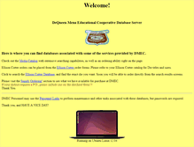 Tablet Screenshot of dmecdata.dmsc.k12.ar.us