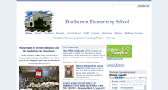 Desktop Screenshot of dunbarton.k12.nh.us