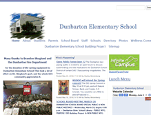 Tablet Screenshot of dunbarton.k12.nh.us