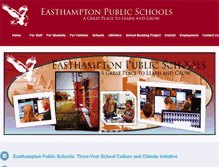 Tablet Screenshot of easthampton.k12.ma.us