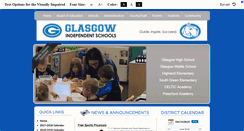 Desktop Screenshot of glasgow.k12.ky.us