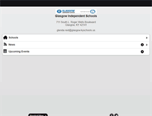 Tablet Screenshot of glasgow.k12.ky.us