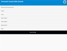 Tablet Screenshot of brun.k12.va.us