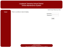 Tablet Screenshot of maintenance.ltsd.k12.pa.us