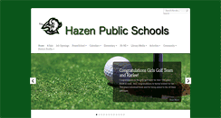 Desktop Screenshot of hazen.k12.nd.us