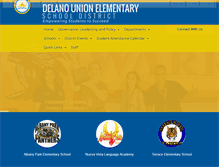 Tablet Screenshot of delanoelem.k12.ca.us