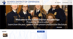 Desktop Screenshot of cambridge.k12.wi.us