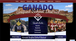 Desktop Screenshot of ganado.k12.az.us