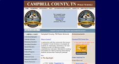 Desktop Screenshot of campbell.k12.tn.us