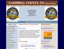Tablet Screenshot of campbell.k12.tn.us