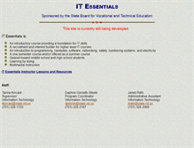 Tablet Screenshot of itessentials.k12.nd.us
