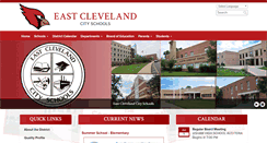 Desktop Screenshot of east-cleveland.k12.oh.us