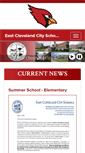 Mobile Screenshot of east-cleveland.k12.oh.us