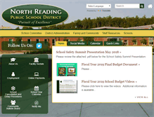 Tablet Screenshot of north-reading.k12.ma.us