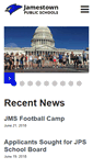 Mobile Screenshot of jamestown.k12.nd.us