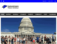 Tablet Screenshot of jamestown.k12.nd.us