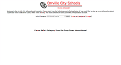 Desktop Screenshot of event.orrville.k12.oh.us