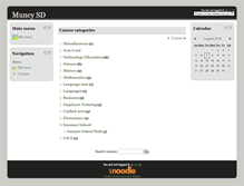 Tablet Screenshot of moodle.muncysd.k12.pa.us