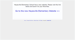 Desktop Screenshot of hayesville.salkeiz.k12.or.us