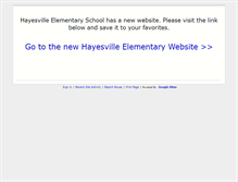 Tablet Screenshot of hayesville.salkeiz.k12.or.us